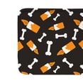 thumbnail image 2 of veasfak Halloween Doormat Carpet Mat Soft Decorations Halloween Decor Area Rug Absorbent Black Bones, 2 of 7