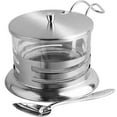 thumbnail image 3 of Mayer & Boch Sugar Bowl Wave Design With Lid And Spoon 9 oz, 3 of 3