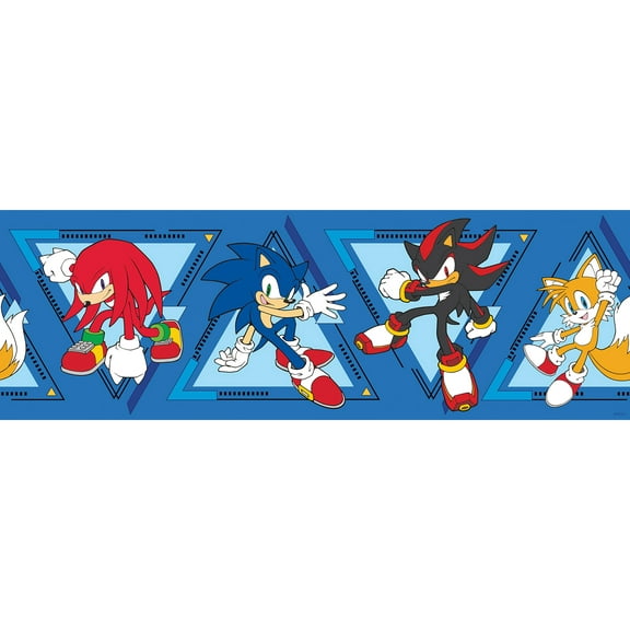 RoomMates Sonic The Hedgehog Team Sonic Border Decal