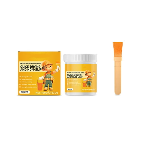 Water Based Epoxy Floor Paint for Indoor and Outdoor Use - Non- Solution for Durable