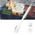 thumbnail image 3 of 5-in-1 Stainless Steel Grill Set, Detachable Tongs/Fork/Bottle Opener, Heat-Resistant BBQ Tools, Camping/Cooking Accessory, Dishwasher-Safe Heavy Duty, 3 of 6