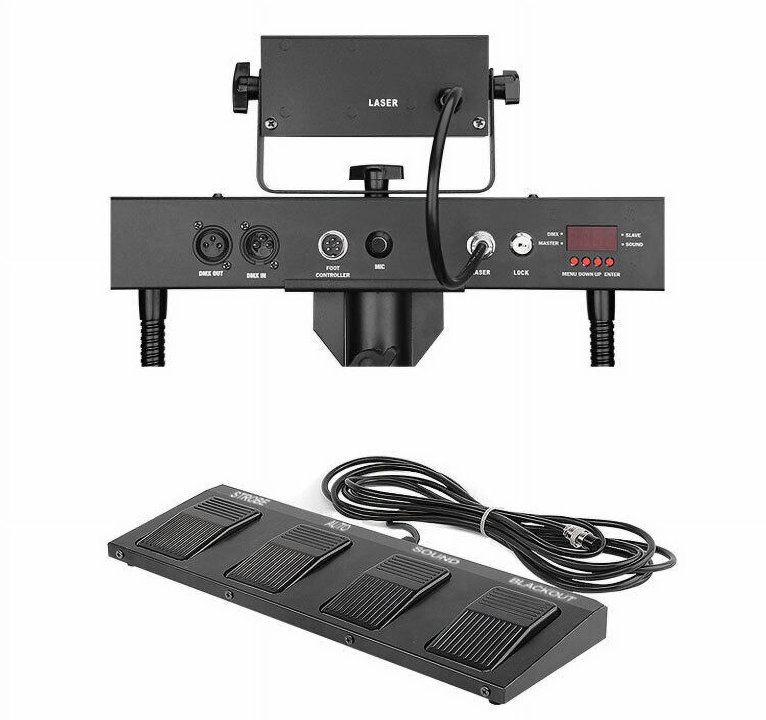 DJ Light RGBW Par LED Wash DMX Band Stage Lighting Party Bar Derby Musical light