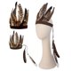 thumbnail image 4 of Tocado de plumas, sombrero de jefe indio, banda para el cabello, accesorios para fotos, diadema para Estilo C, 4 of 8