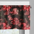 thumbnail image 3 of Ambesonne Romantic Window Valance, Paisley Flower Pattern, 54" X 18", Multicolor, 3 of 5
