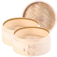 thumbnail image 4 of 1Set Household Bamboo Steamer Cooking Tool Kitchen Food Steamer with Lid, 4 of 6