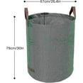 thumbnail image 2 of Bolsas resistentes para residuos de jardín - 272 litros - 3 sacos - Incluye un par de guantes de jardinería - Tela y asas industriales - Sacos para residuos verdes/de jardín, reutilizables, 2 of 4