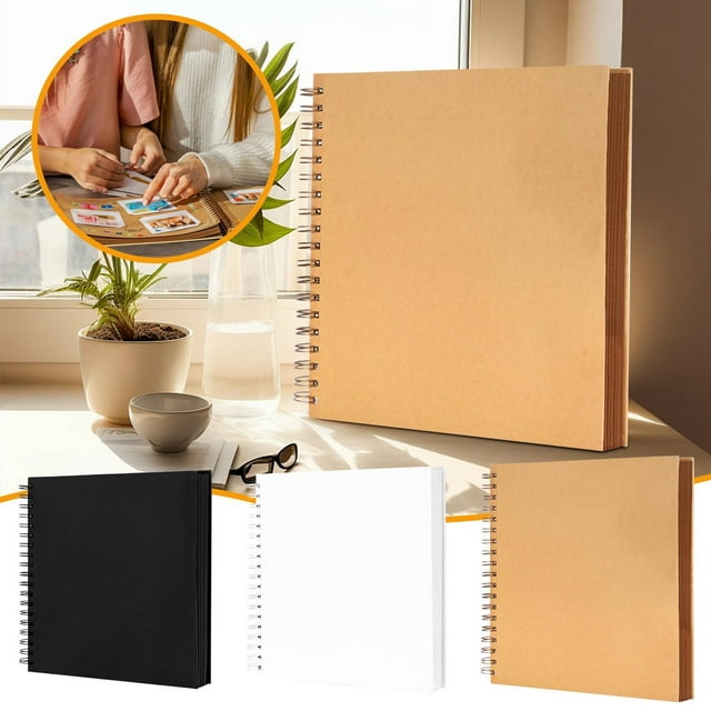 Álbum de recortes DIY con 40 páginas para fotos de bodas, bebés y viajes - Álbum de fotos suelto personalizable para regalos conmemorativos y conservación de recuerdos