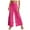 Hot Pink, variant on Casual Pants for Women Women's Solid Color Loose High Waisted Ruffled Flower Wide Leg Fitness Yoga Casual Pants Ladies Warm up Women plus Size Summer Womens Drawstring High Waist Ruched Blue XL