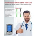 thumbnail image 5 of Estimulador muscular TENKER EMS TENS, masajeador electrónico de pulso de doble canal con 24 modos para aliviar el dolor y fortalecer los músculos. Máquina TENS recargable con 8 electrodos., 5 of 5