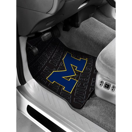Ncaa Michigan Floor Mats Set Of 2 Walmart Com
