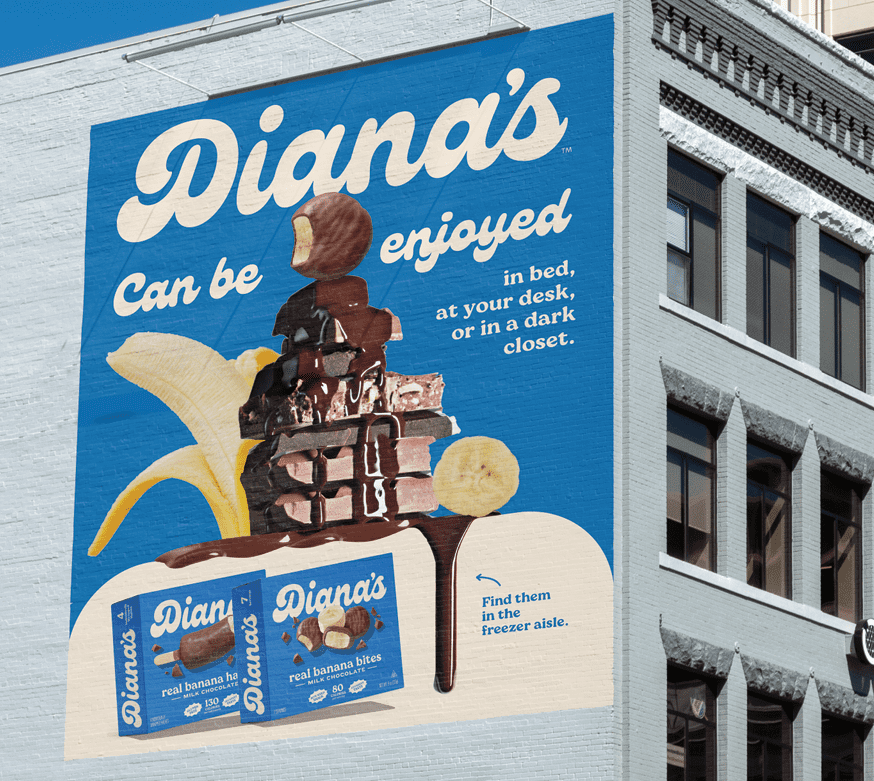 Diana's Naturally Gluten Free Milk Chocolate Frozen Fresh Fruit Banana Bites