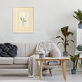 thumbnail image 2 of Yellow Stripe Daisy White Framed Giclee Art, design by Lisa Wehmeyer, 2 of 9