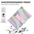thumbnail image 5 of Colorful Tablet Case for iPad 10.2/10.5, iPad 8th/7th Generation Case 2020 2019, iPad Air Case 3rd Generation /Pro Case 10.5 Inch - Drop Proof Silicone Stand Protective Kids Case with Shoulder Strap, 5 of 6