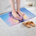thumbnail image 3 of YST Future Surrealism Girl Bath Mat Anime Robot Bathroom Rugs 3D Cartoon Style Non Slip Bath Rug, Sci-Fi Virtual Reality Floor Rug Carpets 20"X32" (Water Absorbent), 3 of 5