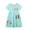 Q5-Rainbow, variant on Bellafa Summer Toddler Kids Girl's Casual Short Sleeve Cartoon Dresses Snail 2T