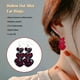thumbnail image 5 of Pendientes Sonducket forma de hoja de labio Gota de oreja exagerado en forma de corazon, 5 of 6
