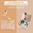 thumbnail image 4 of Bolsa de maquillaje de viaje Queboom, neceser para mujer y hombre (beige), 4 of 5