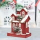 thumbnail image 5 of Casa Navidad Luces LED Edificios Mesa de mesa Escena de nieve Figuras Coleccionables Escultura Adorno para fiesta de Navidad Estilo B 22x14x30cm Sunnimix Casa de pueblo, 5 of 8