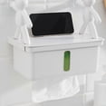 thumbnail image 3 of Plastic Tissue Box Wall-Mounted Tissue Storage Holder for Storage, 3 of 5