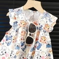 thumbnail image 6 of YDFCWXW Toddler Baby Girl Clothes Summer Dresses Floral Sleeveless Playwear Sundress Outfits Toddler Girls (Beige, 12-18 Months), 6 of 6