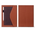 thumbnail image 2 of SaniMore Wallet Case for Kindle Paperwhite 11th Generation 6.8" 2021, PU Leather Magnetic Closure Cover Support Pencil Holder Card Slot & Kickstand Full Body Protective Shell, Brown, 2 of 6