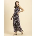 thumbnail image 2 of Moomaya Womens Printed Sleeveless Maxi Dress, V-Neck Party wear, Flared Resort Dress, 2 of 8