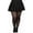 Black, variant on Women's Opaque Sheer to Waist Tights with Cotton Crotch