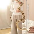 thumbnail image 3 of Grand Animal en Peluche Serpent Réaliste Cadeaux Réalistes pour Enfants Fête d'Anniversaire Farces, 3 of 4