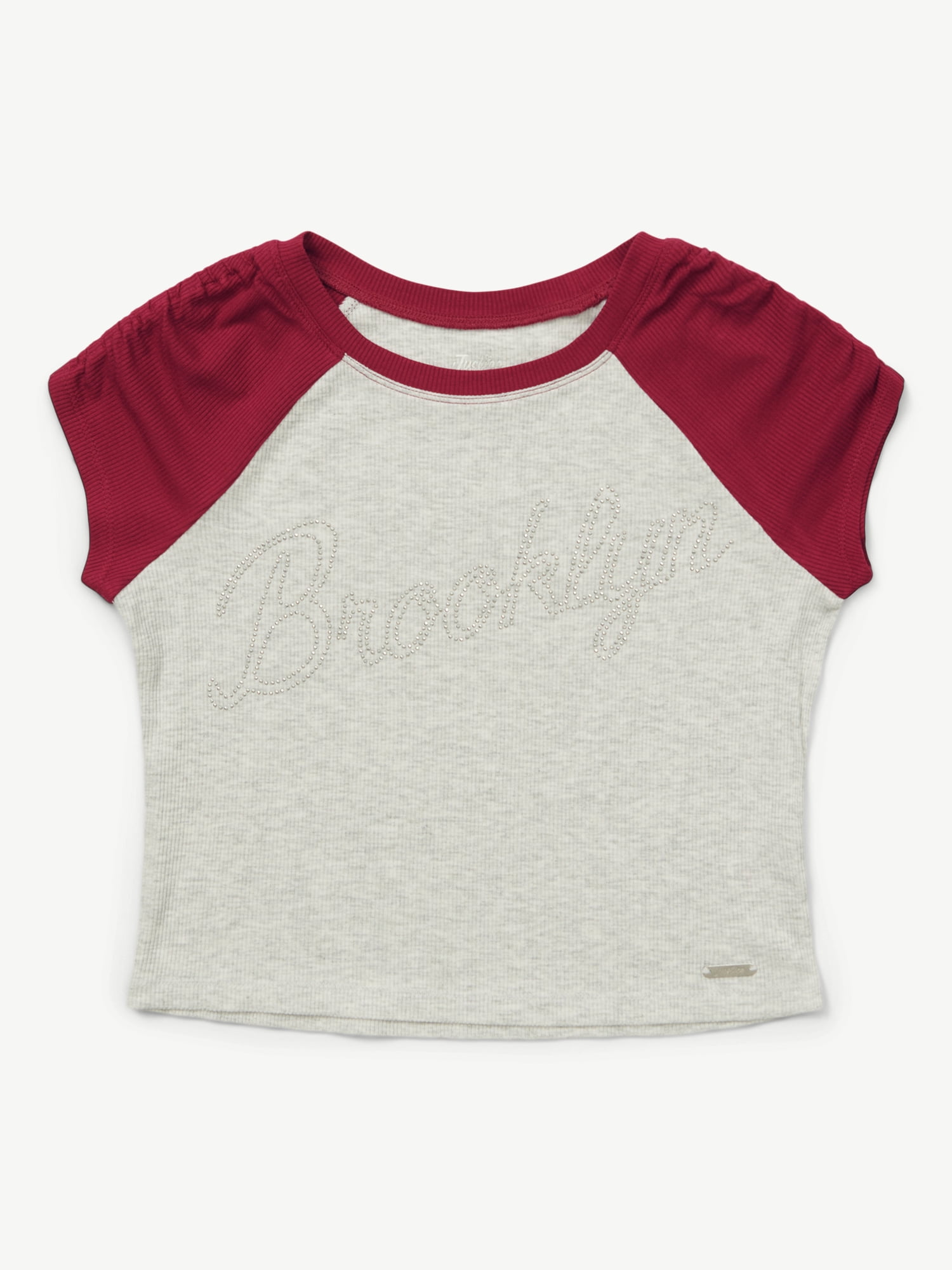 Justice Girls Short Sleeve Raglan Tee, Sizes XS - XLP
