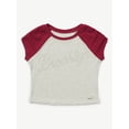 thumbnail image 4 of Justice Girls Short Sleeve Raglan Tee, Sizes XS - XLP, 4 of 8