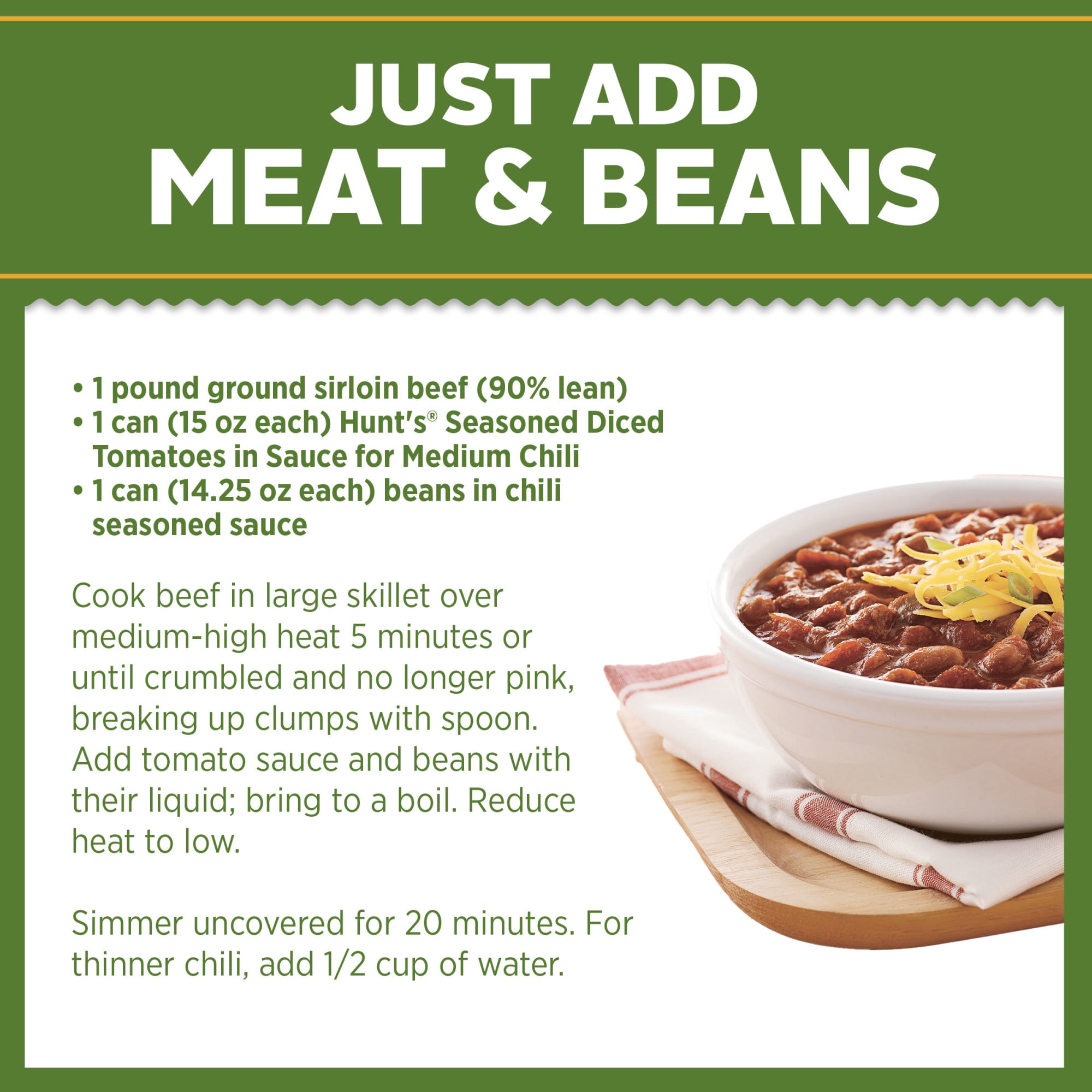 Hunt’s Seasoned Tomato Sauce for Meatloaf, 15.25 oz. Can