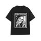 thumbnail image 1 of Stay Positive Graphic T-Shirt, Y2K Style, Vintage Punk Skull Print, Regular Fit, Casual Crew Neck Tee, Cotton Blend with Slight Stretch, for Men, All-Season Knit Fabric Top, 1 of 7