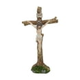 thumbnail image 1 of Escultura de Crucifijo de Pie perfecl Cruz de Jesús para Estante de Escritorio Sala de Estar, 1 of 8