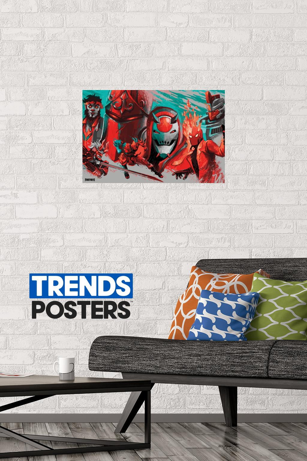 Fortnite - Group Wall Poster, 14.725" x 22.375"