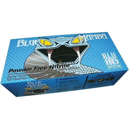 

6 Mil Nitrile Gloves Medium - Box (100 gloves)