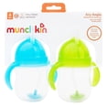 thumbnail image 6 of Munchkin 7oz Plastic Any Angle Click Lock Weighted 2pk Straw Trainer Sippy Cups, 6 of 6