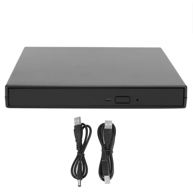 External Optical Drive USB2.0 High Speed Portable DVD Burner for Laptop ComputerBlack