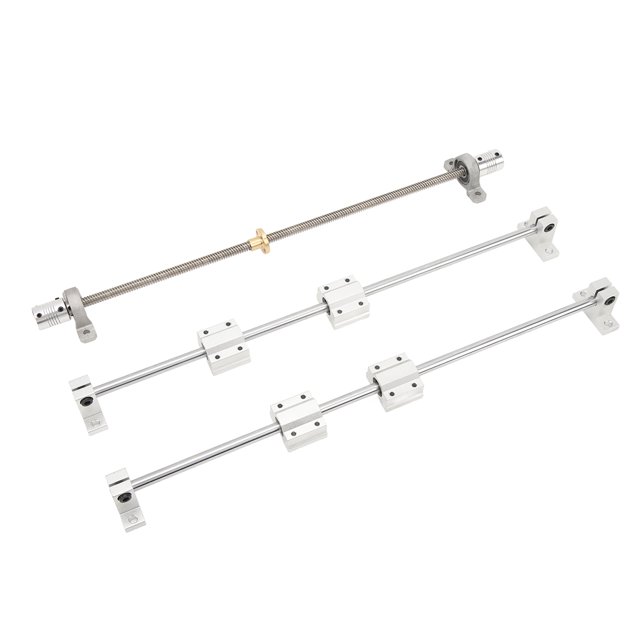 Linear Motion Kit, Steel Low Friction Coefficient Rustproof Complete Linear Motion Products for Stepper Motor
