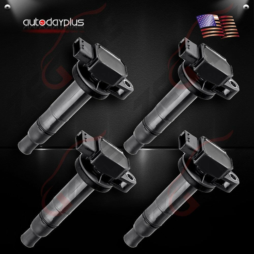 Set of 4 Ignition Coils on Plug Pack for 04 05 06 Scion xA xB Toyota 1