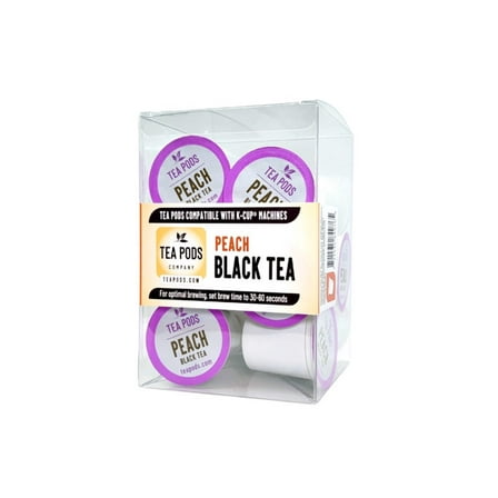 Peach black tea pods K-Cup compatible