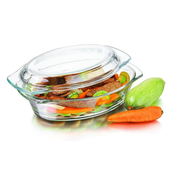 Libbey Baker's Basics Glass Oval Casserole with Cover