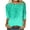 tops for women sequined-Mint Green, variant on Brilliant Tops for Women Sequined Plus Size Tops for Women Elegant Sparkly Tee Blouses Cocktail Party Club Tops Loose Mid-Length 3/4 Sleeve Bright Glitter Round Neck T-Shirt Green XL