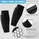 thumbnail image 2 of Shin Guards for Kids Soccer, ImpactResistant Shin Guards for Football, Leg Protection Black L, 2 of 5