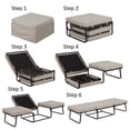 thumbnail image 2 of Convenience Concepts Designs4Comfort Folding Bed Ottoman, 2 of 2