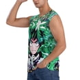 thumbnail image 3 of Mha My Hero Academia Izuku Midoriya Men's Tank Top Lightweight Summer Sleeveless Tee Shirt Muscle Tank Tops Workout T-Shirts Casual Athletic Undershirts, 3 of 7