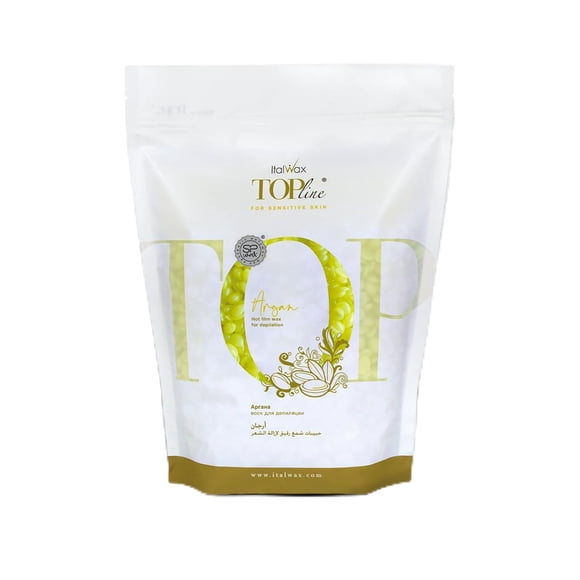 Hard Wax Beads Italwax Top Line Argan 750 g para depilación