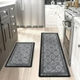 thumbnail image 2 of Grey Kitchen Rugs Sets of 2, Farmhouse Boho Kitchen Mats for Floor, Cushioned Anti Fatigue Mats for Kitchen Floor Mat, Kitchen Rugs Non Slip Washable 18'''' x 48'''' + 18'''' x 30'''', 2 of 6