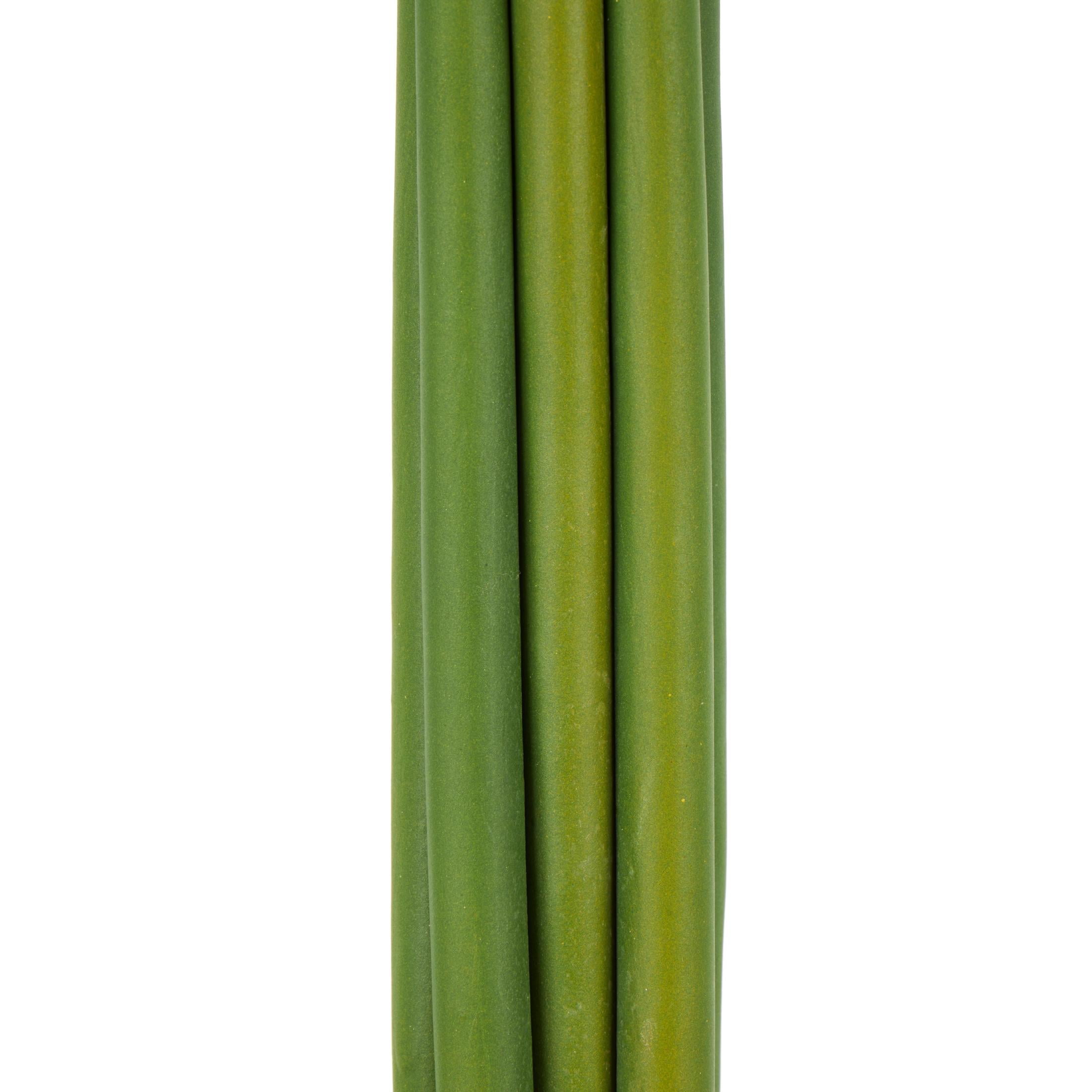 31" Plastic Floral Tall Allium Artificial Flower Stem, by DecMode (8 Count)