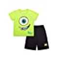 thumbnail image 3 of Disney Ensemble T-Shirt Garçon 2 Pcs Monsters Inc Mike et Short, Vert, 3 of 10