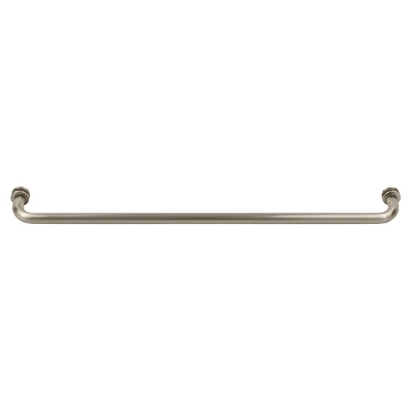 CRL BM26BN Brushed Nickel 26" BM Series Tubular Single-Sided Towel Bar